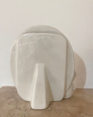 Porta foto in ceramica azzurra