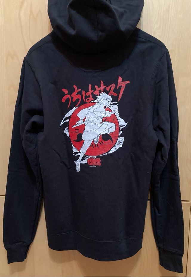 Sudadera Sasuke Naruto cremallera. Sin estrenar