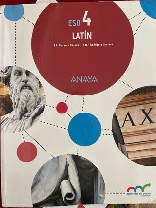libro latin 4 ESO editorial ANAYA