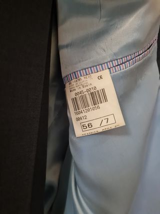 Traje azul marino caballero