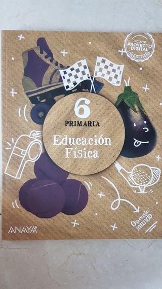 Libro 6° primaria Educación Física Anaya