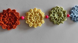 Guirnalda 7 chakras a crochet