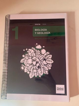 Libro Biología 1bach 