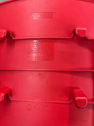 Silla Stoke-Set baby trip trap color rojo