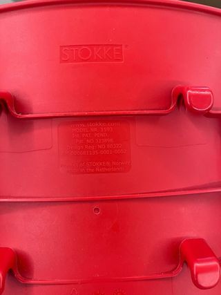 Silla Stoke-Set baby trip trap color rojo