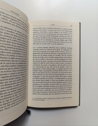 Alejandro y César. Fabio Máximo y Pericles.