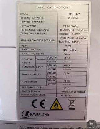 Aire acondicionado portatil pingüino