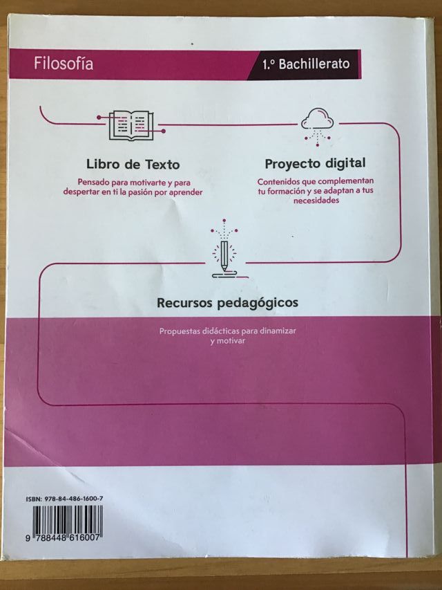 LIBRO FILOSOFÍA 1ºBACHILERATO