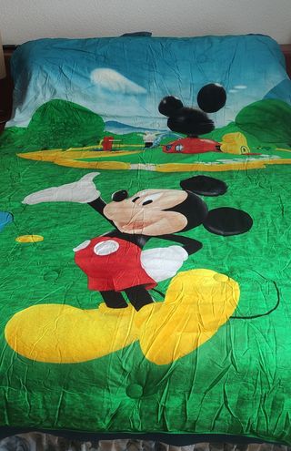 EDREDÓN MANTEROL MICKEY MOUSE CAMA 90