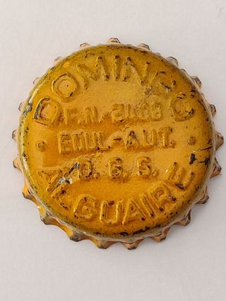 Chapa antigua de refrescos