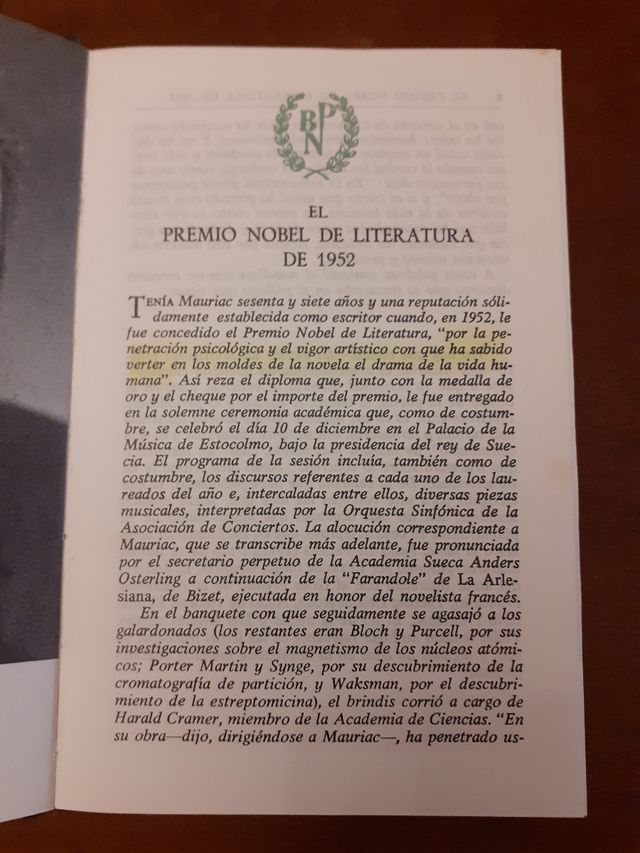 Francois Mauriac. Novelas escogidas.