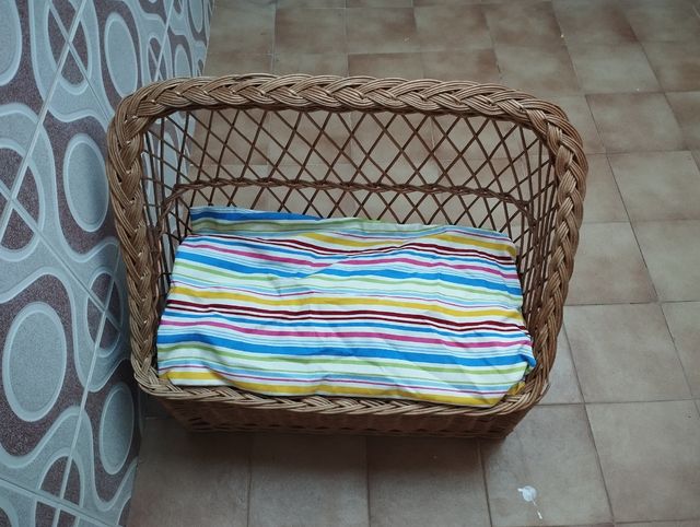 Banco de Mimbre Vintage