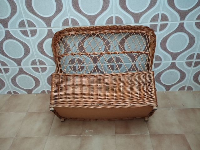 Banco de Mimbre Vintage