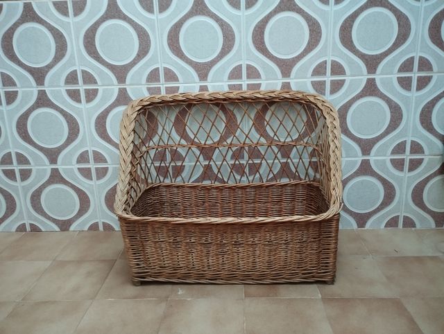 Banco de Mimbre Vintage