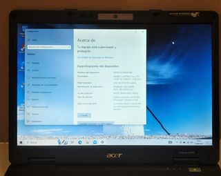 Pc acer -4gb ram-128gb SSD -W10 PRO