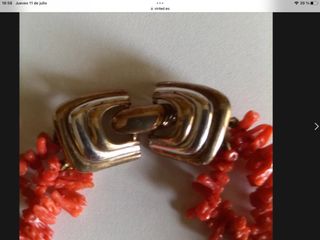 Precioso collar de coral