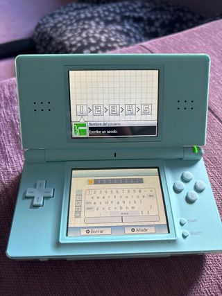 Nintendo dslite azul claro
