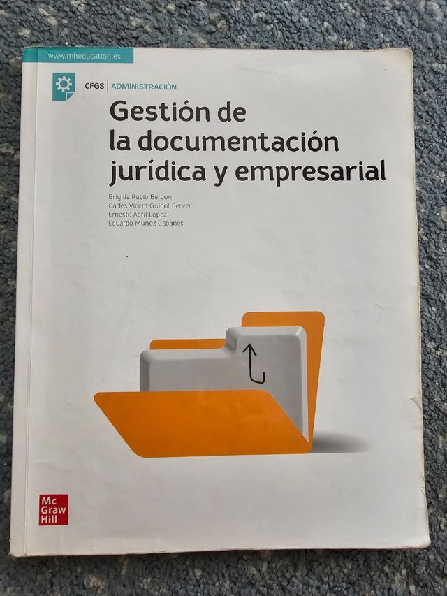 Libro Gestión de documentación jurídica
