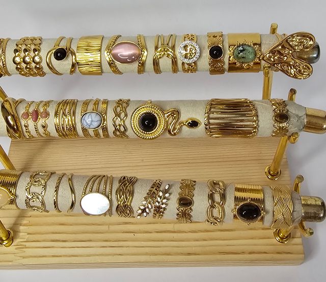 Anillos ajustables de acero inoxidable