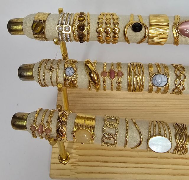 Anillos ajustables de acero inoxidable