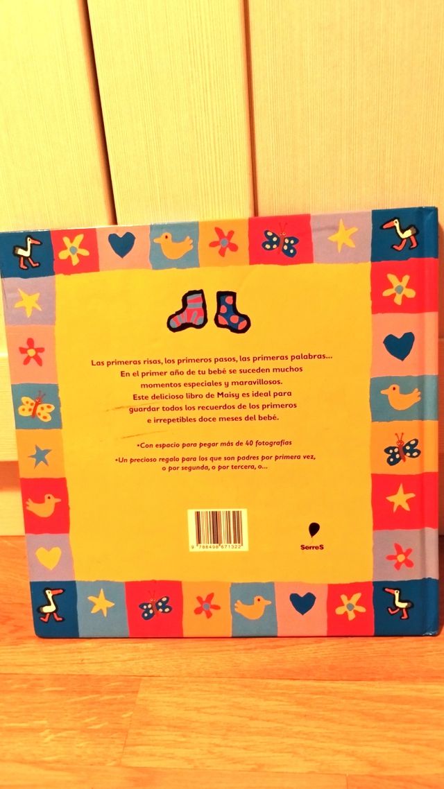 Libro recuerdos El primer año del bebe