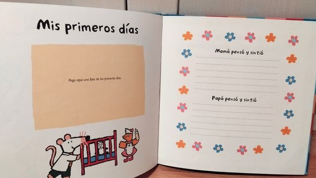 Libro recuerdos El primer año del bebe