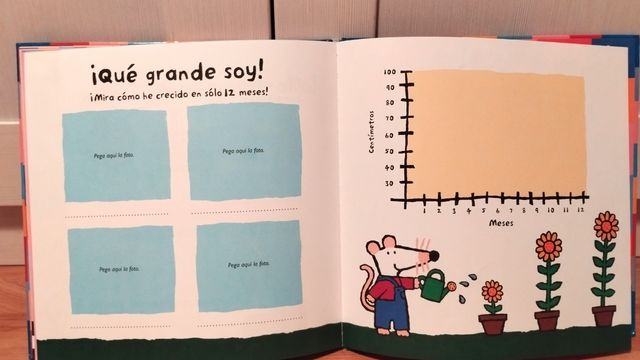 Libro recuerdos El primer año del bebe