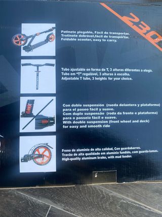 Patinete plegable Aluminio