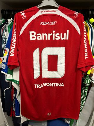 Camiseta Internacional  Brasil 2008 Original 10 M