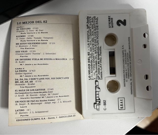 VVAA - Lo Mejor del 82 - cassette