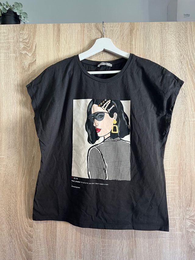 Camiseta estampada mujer