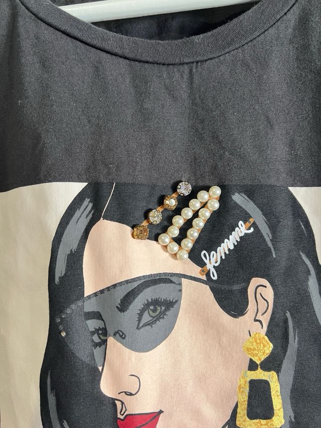 Camiseta estampada mujer