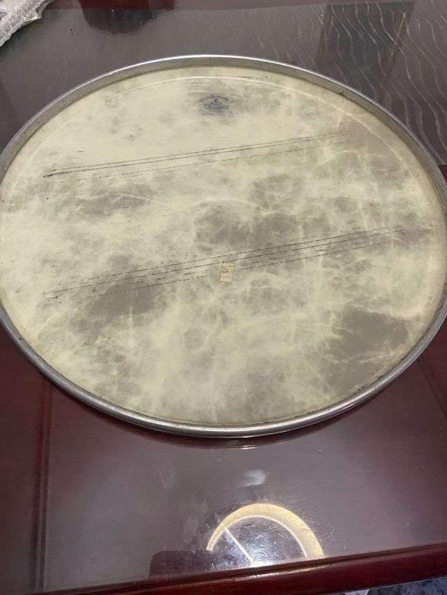 Parche remo de piel 15 pulgadas 