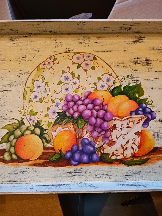 Bandeja pintada a mano