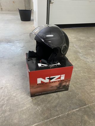 Casco nzi ringway duo negro mate