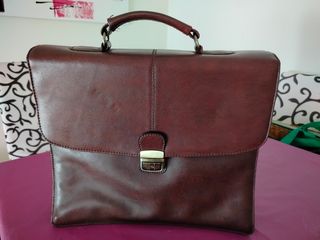 Maletín de cuero vintage 