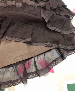 Falda Zara Woman de seda