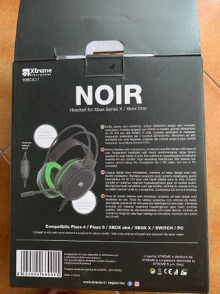 Cuffie Headset NOIR