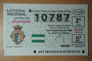 ALMONTE décimos lotería y cupones once (8)