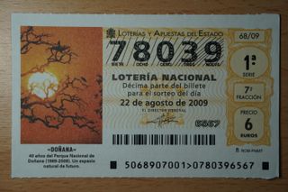 ALMONTE décimos lotería y cupones once (8)