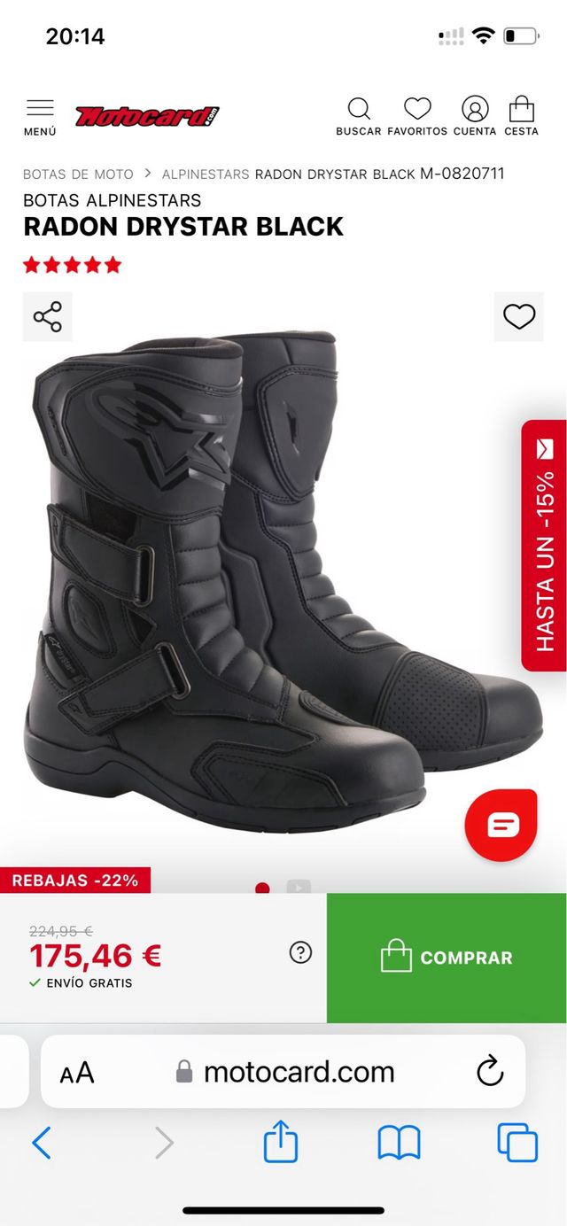 Botas de moto Alpinestars