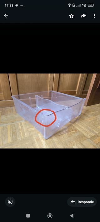 Baldas, cajones, botellero nevera combi fagor