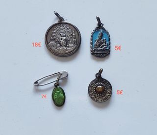 MEDALLAS RELIGIOSAS ANTIGUAS varios precios