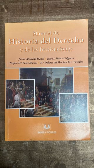 Manual de Historia del Derecho
