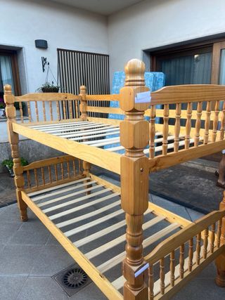 Camas literas 90cm con colchones de regalo