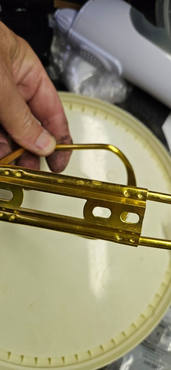 Portaborraccia oro dorato