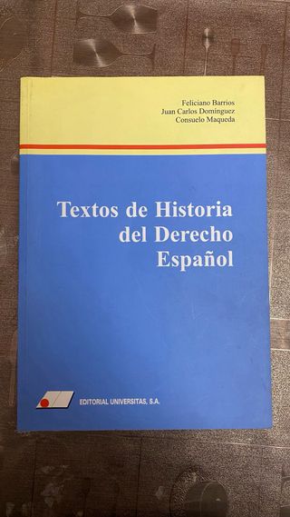 Textos de Historia del Derecho Español