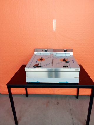🔲 Freidora Eléctrica 10+10 Lts - Romux