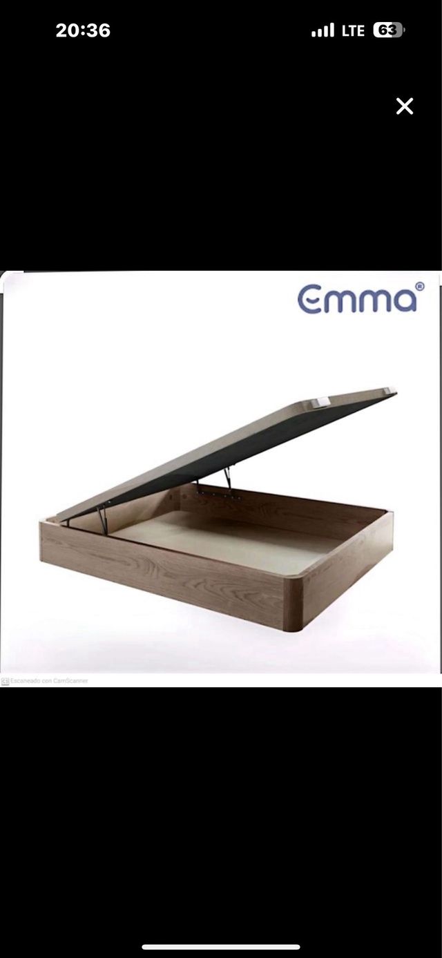 Cama- Canape EMMA, nueva , 150/190/27