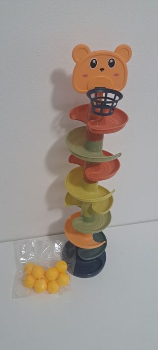 Juguete tobogan con pelotas